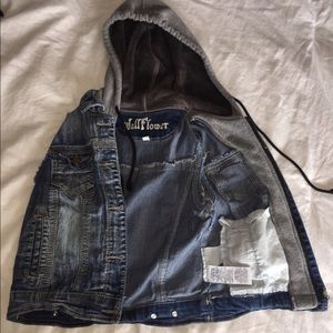 Jean Vest with Hood